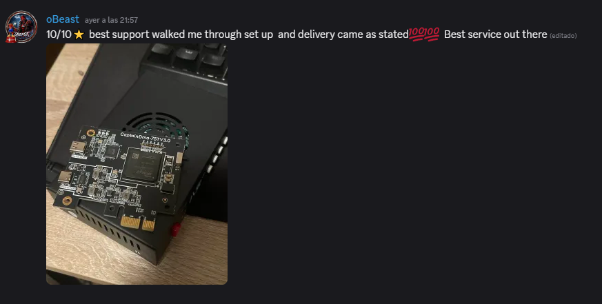 Customer review image